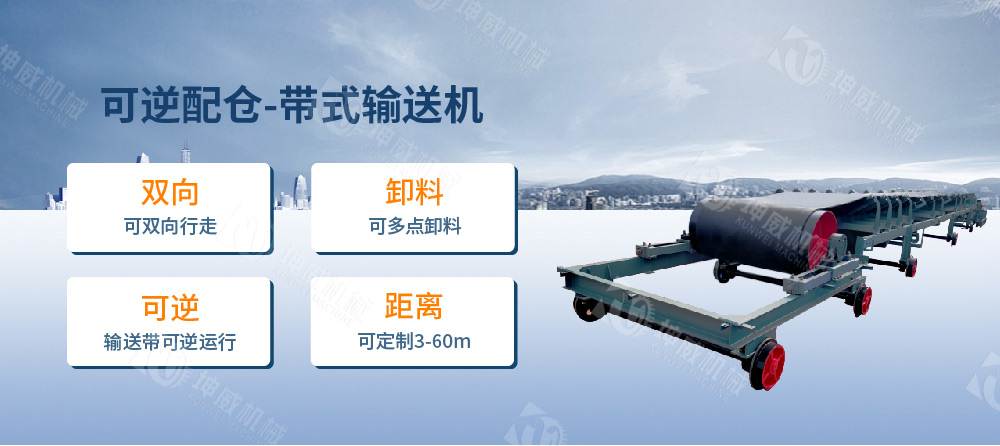 可逆配倉帶式輸送機簡介 可逆配倉帶式輸送機簡介